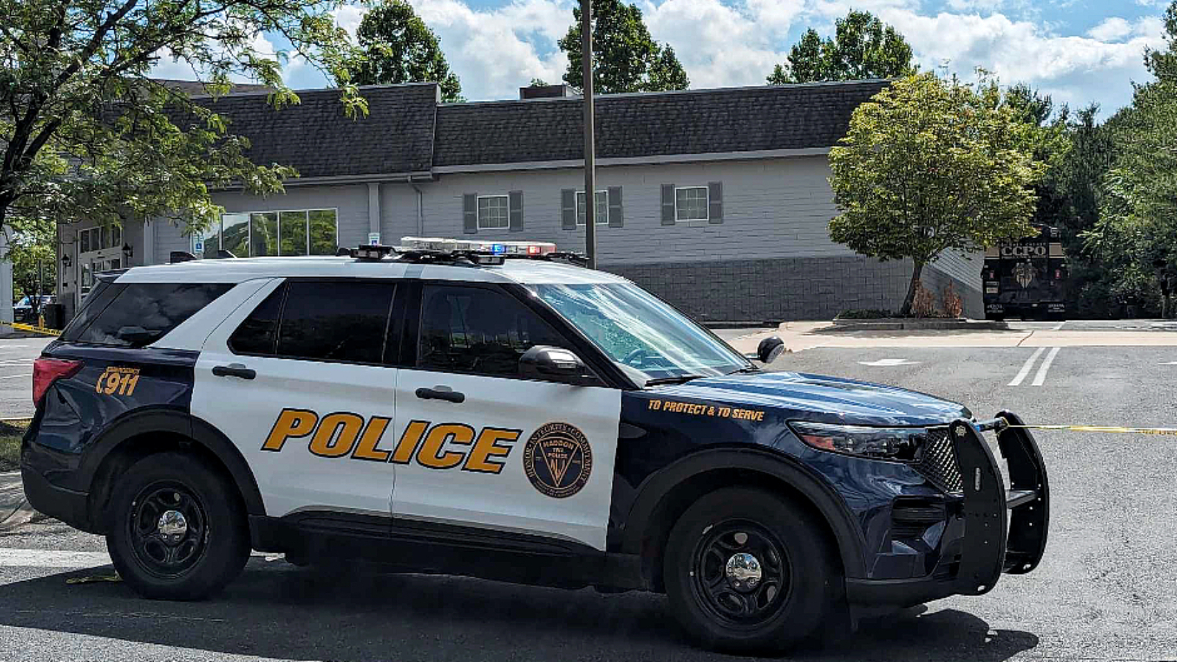 Haddon-Township-Police-Vehicle-at-Rite-Aid