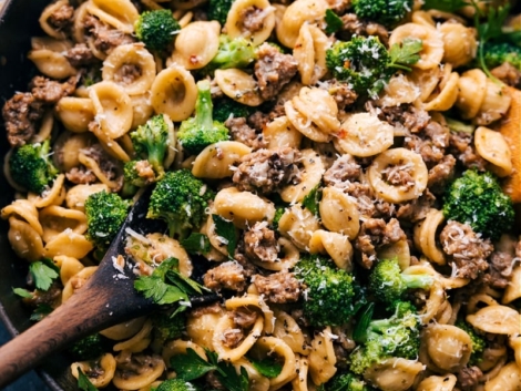 Orecchiette-Sausage-Broccoli-Pasta-1
