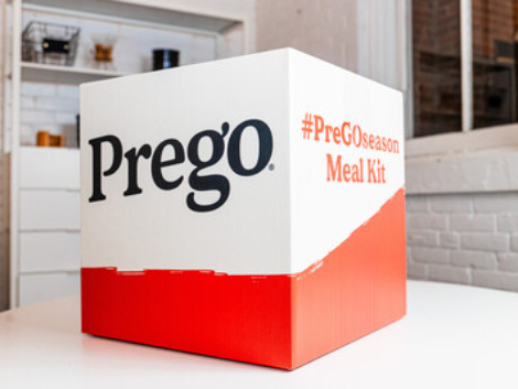 Prego® is launching the #PreGOseason Meal Kit Giveaway, giving parents the chance to win a meal kit with all the ingredients for an easy, family meal delivered straight to their door. (PRNewsfoto/Campbell's)