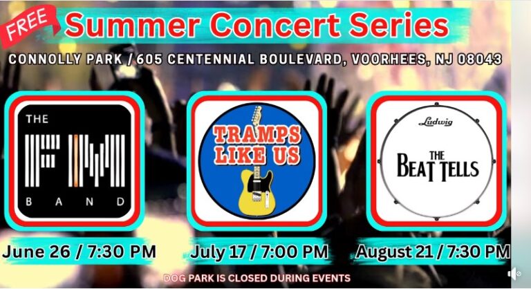 The Beat Tells – Beatles Tribute Band – Summer Concert Series Connelly Park – Voorhees