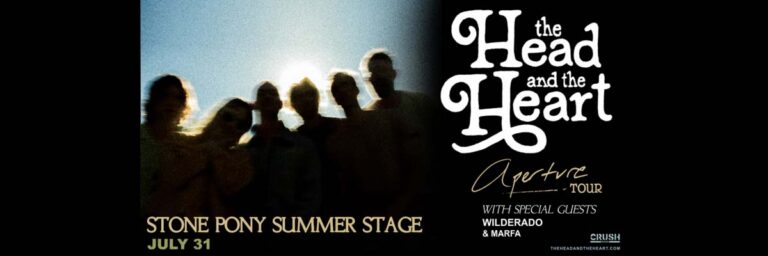 The Head and the Heart Aperture Tour with Wilderado and Marfa on The Stone Pony Summer Stage
