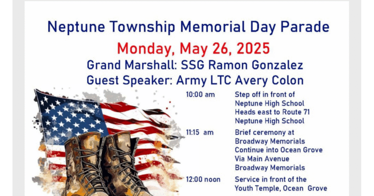 Neptune Township Honors Heroes with Heartfelt Memorial Day Parade