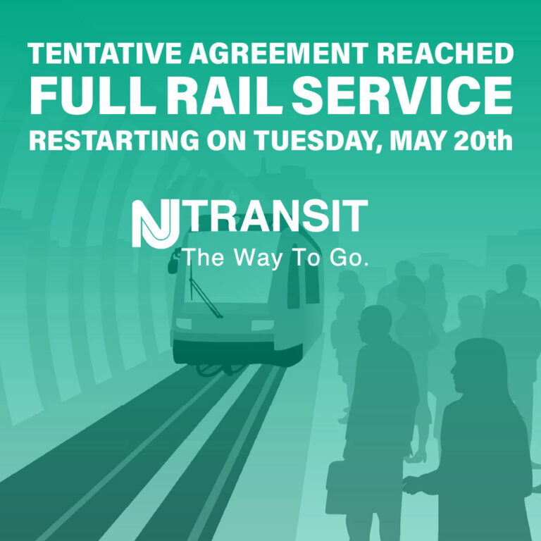 NJ Transit Strike Ends: Full Rail Service Set to Resume May 20, 2025