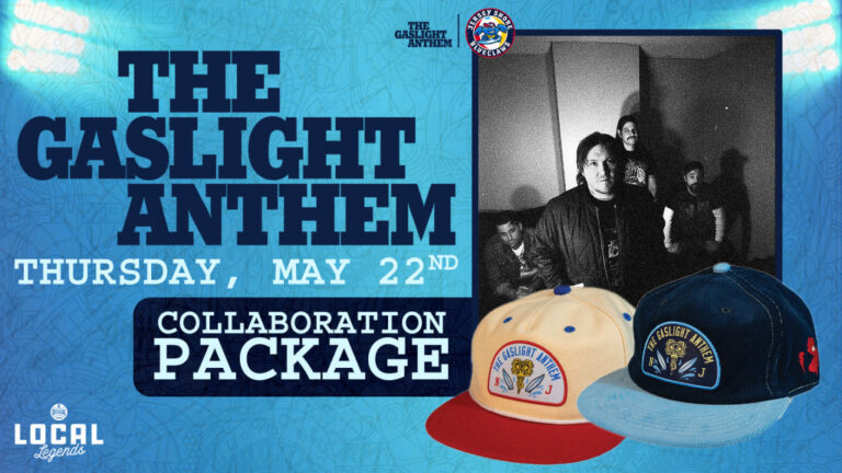 The Gaslight Anthem x BlueClaws “Local Legends” Merch Drop & Pop-Up Party — A Homegrown Celebration of Music, Baseball, and Jersey Pride