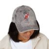 New Jersey Devils Embroidered Logo on Vintage Cap - Image 8