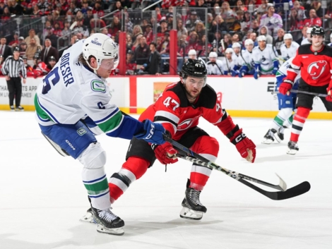 Vancouver Canucks v New Jersey Devils