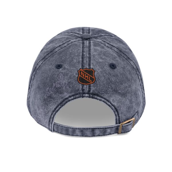 New Jersey Devils Embroidered Logo on Vintage Cap - Image 14