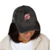 New Jersey Devils Embroidered Logo on Vintage Cap - Image 12