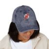 New Jersey Devils Embroidered Logo on Vintage Cap - Image 16