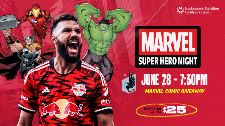 Red Bulls Dominated Early This Weekend & Get Ready for Marvel Night with the Red Bulls – A Supercharged Showdown Against Minnesota United FC at Sports Illustrated Stadium!