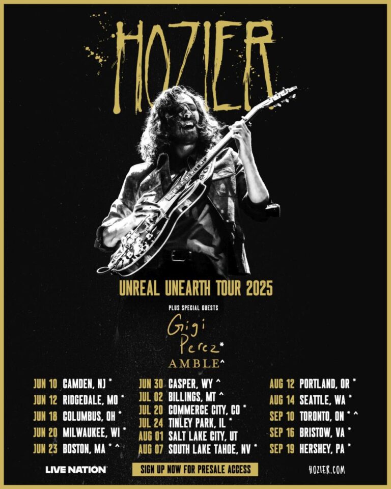 Hozier – Unreal Unearth Tour 2025