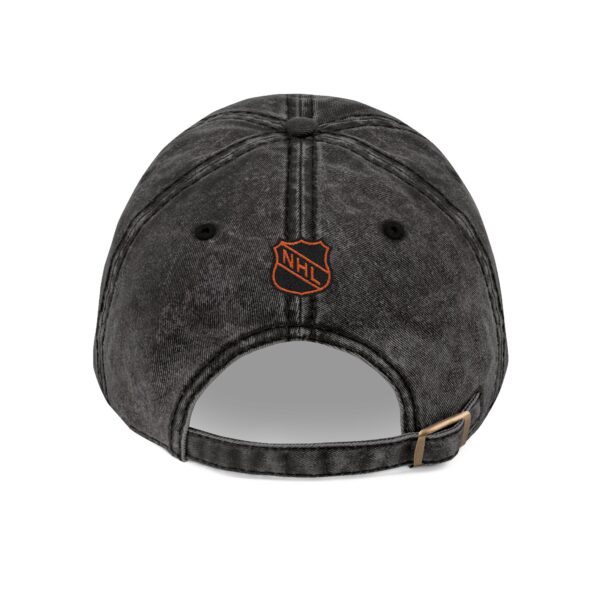 New Jersey Devils Embroidered Logo on Vintage Cap - Image 10