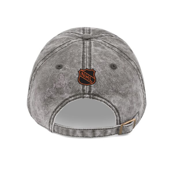 New Jersey Devils Embroidered Logo on Vintage Cap - Image 6