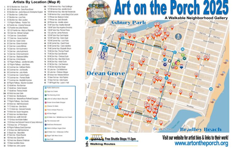 Step Into a Living Gallery This Weekend as Art on the Porch Returns to Historic Ocean Grove!