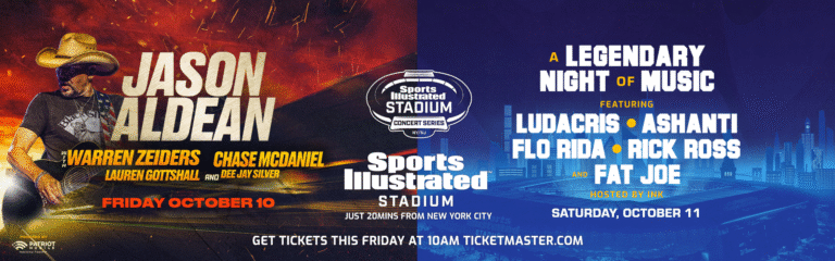 Unforgettable Live Music Events Coming To Sports Illustrated Stadium – Rufus Du Sol, Jason Aldean, Ludacris & Ashanti