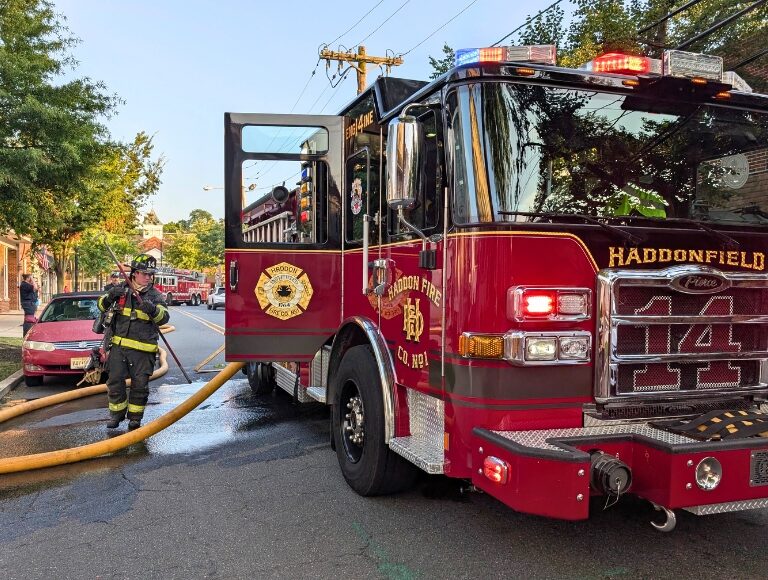 Rapid Response: Haddonfield Firefighters Swiftly Tackle Apartment Blaze
