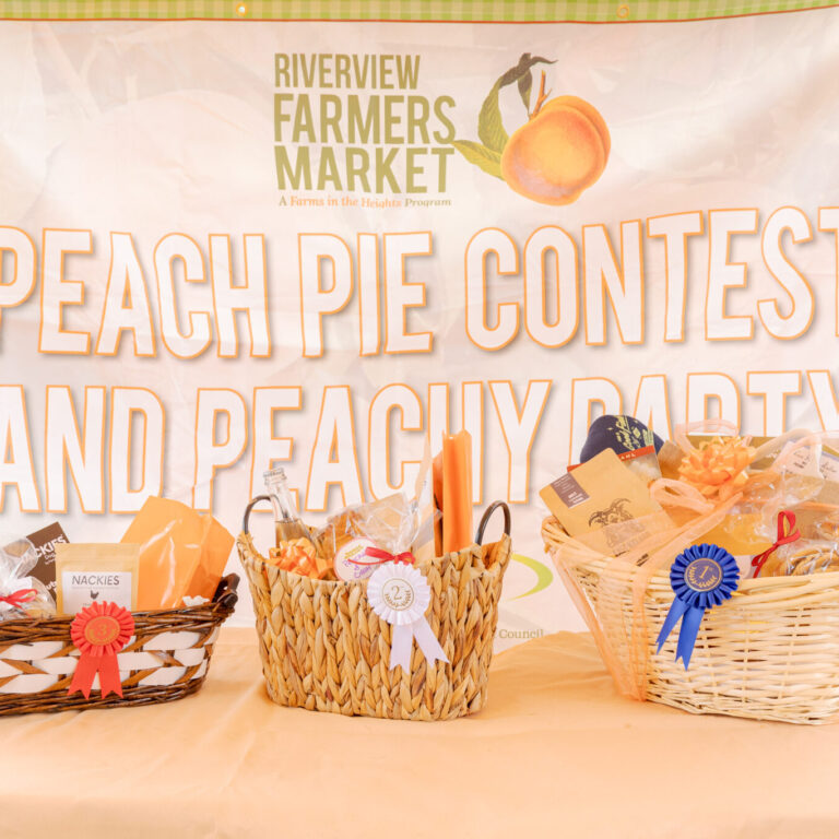 A Sweet Celebration of Summer: The Peach Pie Contest & Festival at Riverview Farmers Market!