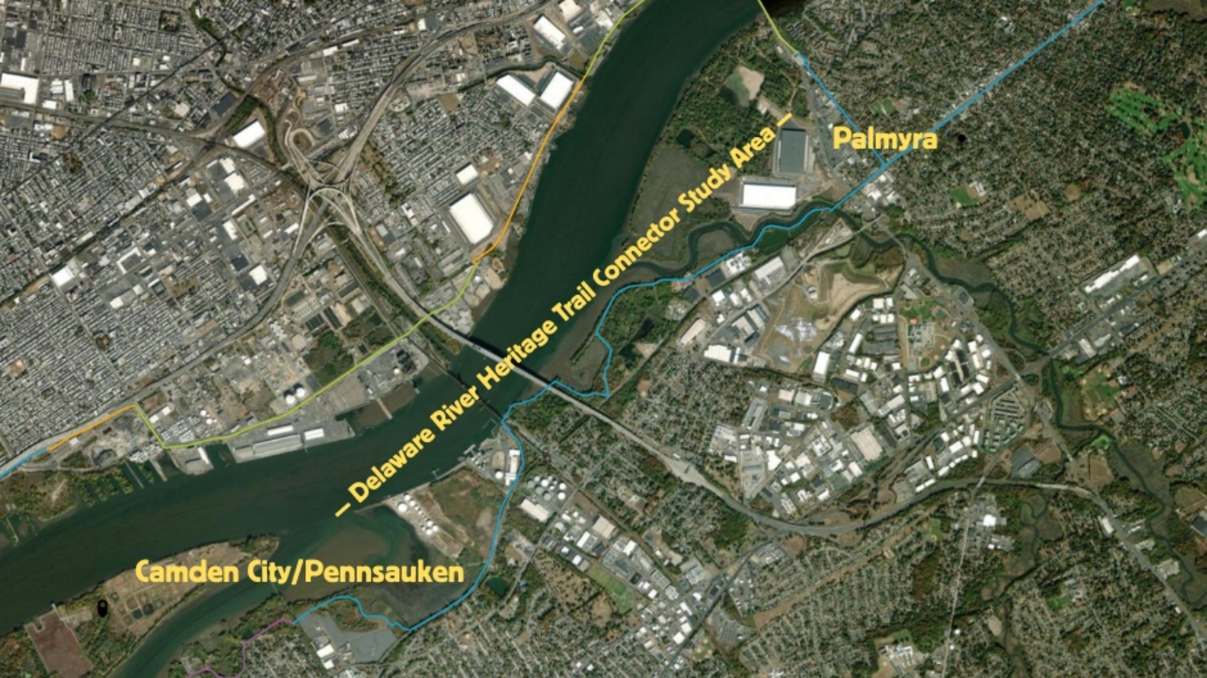 Pennsauken-to-Palmyra-connector-trail-study-area