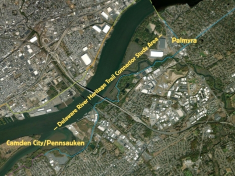 Pennsauken-to-Palmyra-connector-trail-study-area