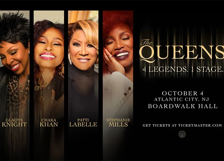 The Queens! 4 Legends. 1 Stage. Featuring: Chaka Khan, Patti LaBelle, Gladys Knight, Stephanie Mills
