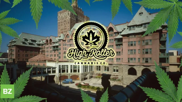 high_roller_hotel_cannabis_jack_boucher_on_wikimedia_commons_and_marti_bug_catcher_on_shutterstock_and_logo_on_high_roller_cannabis_co._facebook.webp