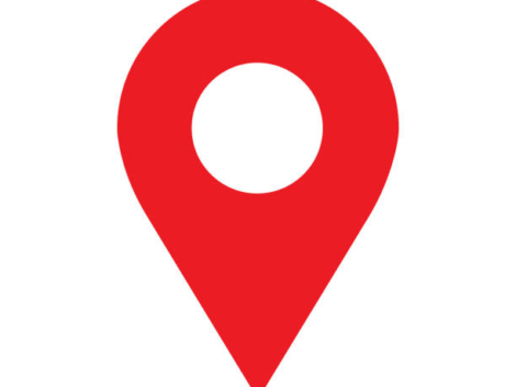 Location icon vector. Pin sign Isolated on white background. Navigation map, gps, direction, place, compass, contact, search concept.