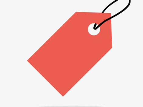 Label. Price Tag Icon in Vector