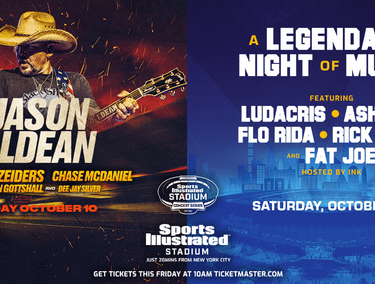 Get Ready for the Rhythm After Rufus Du Sol as Sports Illustrated Stadium Kicks Off the Inaugural Concert Series This October with Jason Aldean & Ludacris