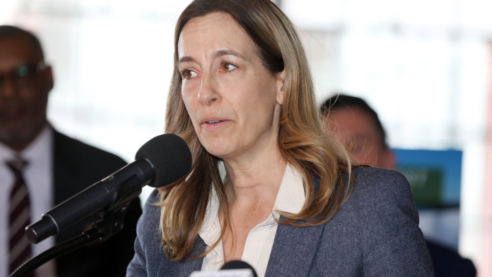 Congresswoman Mikie Sherrill has been endorsed by the New Jersey League of 
Conservation Voters. It was announced at a press conference in Hamilton Twp. on February 19, 2025.