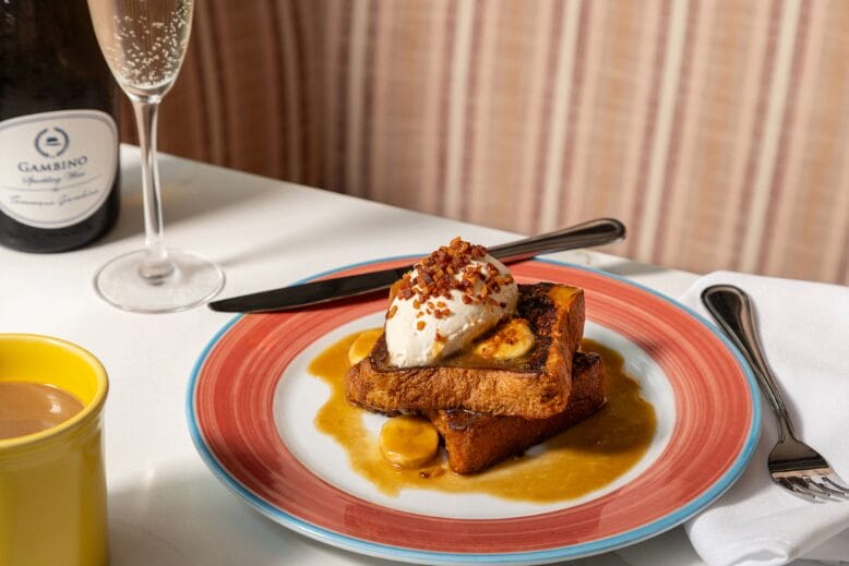 French toast at Sunny
