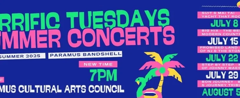 Tuesdays Just Got Terrific! Paramus Bandshell Announces Summer Concert Series