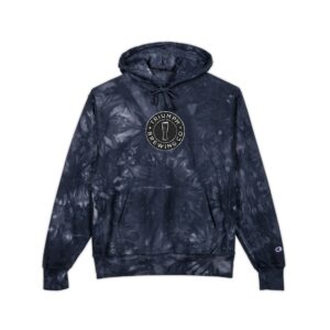 Triumph Brewing Company Unisex Tie-Dye Champion Hoodie with Embroidered Logo