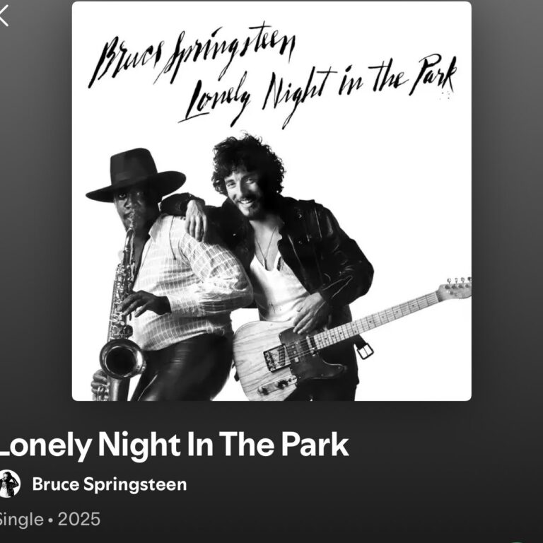 Bruce Springsteen Shares “Lonely Night in the Park” on the 50th Anniversary of Born to Run