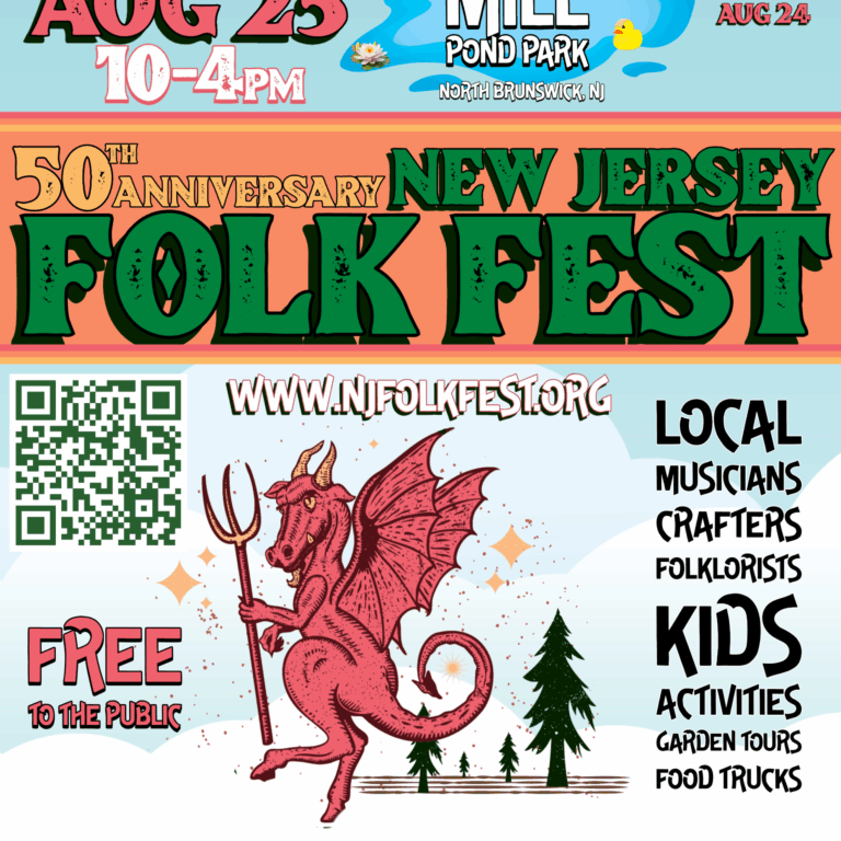 The 50th Annual New Jersey Folk Festival: A Celebration of Tradition, Music, and Community Spirit on August 23, 2025