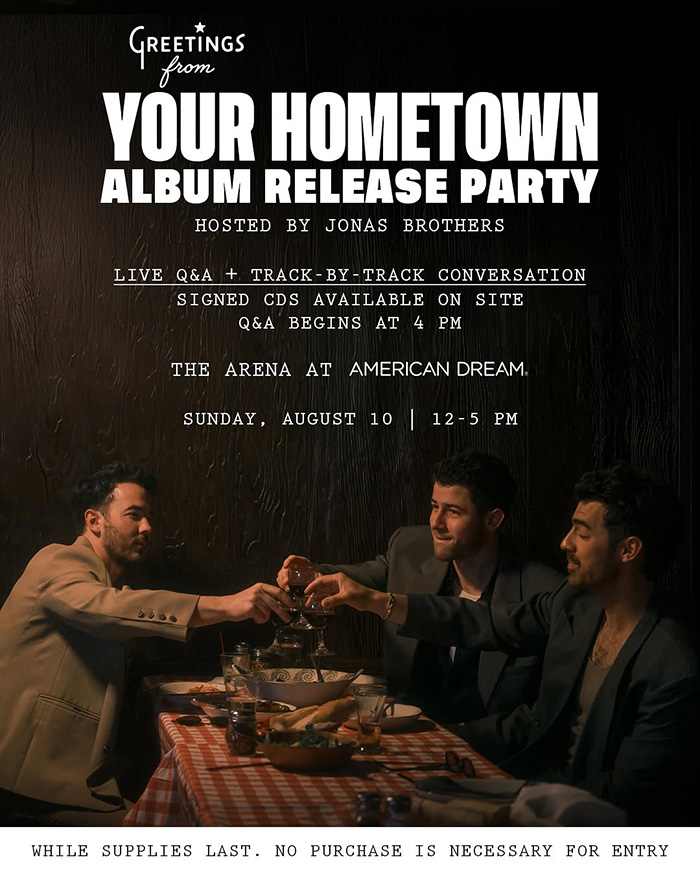 American Dream hosted an album release party for the Jonas Brothers