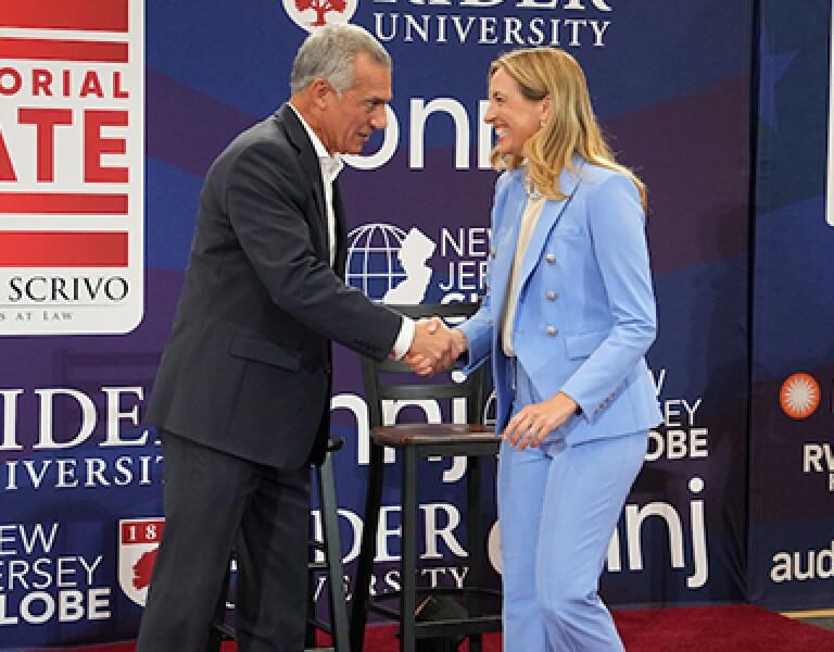 Sherrill and Ciattarelli Face Off in First 2025 Gubernatorial Debate at Rider University