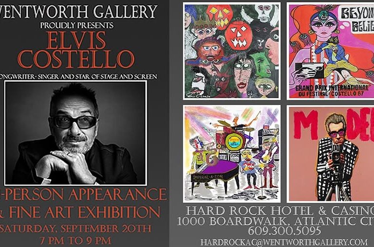 Elvis Costello Brings Radio Soul! Tour and Art Showcase to Atlantic City, September 19–20, 2025