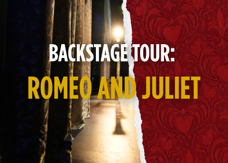 Step Behind the Curtain: Backstage Tour of Romeo and Juliet at F.M. Kirby Shakespeare Theatre