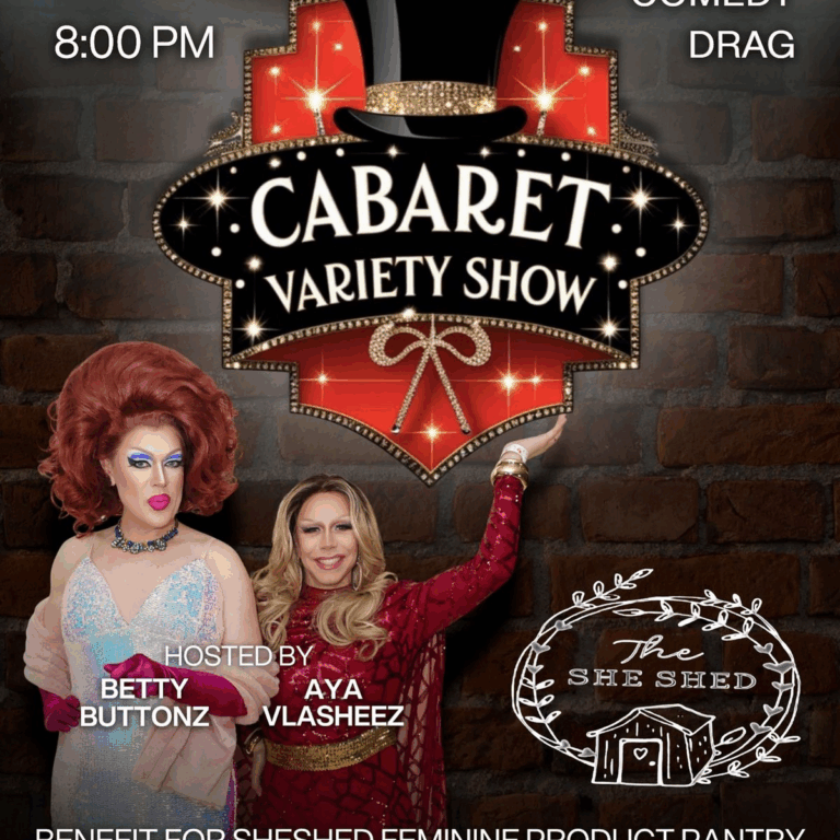Keyport Cabaret Event Raises Awareness and Support for SHESHED Feminine Products Pantry by 3BR Distillery