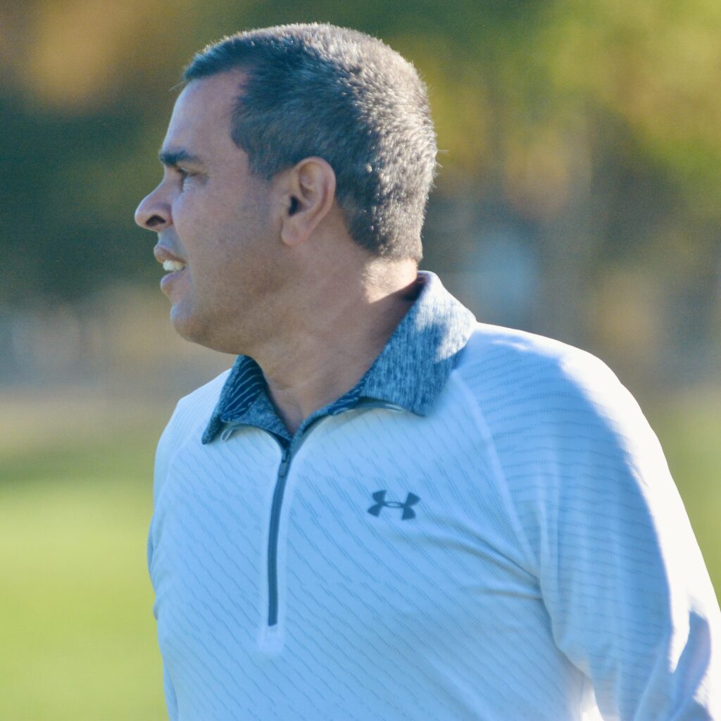 Peddie coach George Nazario looks on from the sideline against...