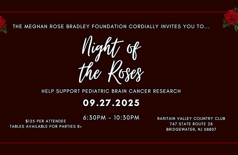 Night of the Roses Gala Returns to Bridgewater to Support Pediatric Brain Cancer Research