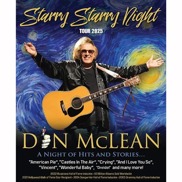 Don McLean Starry Starry Night – A Night of Hits and Stories