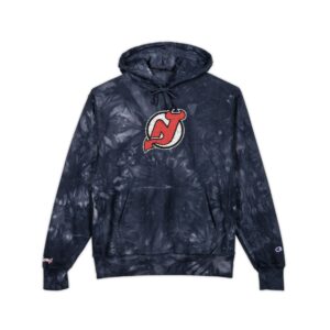 New Jersey Devils Unisex Champion Tie-Dye Hoodie (Embroidery)