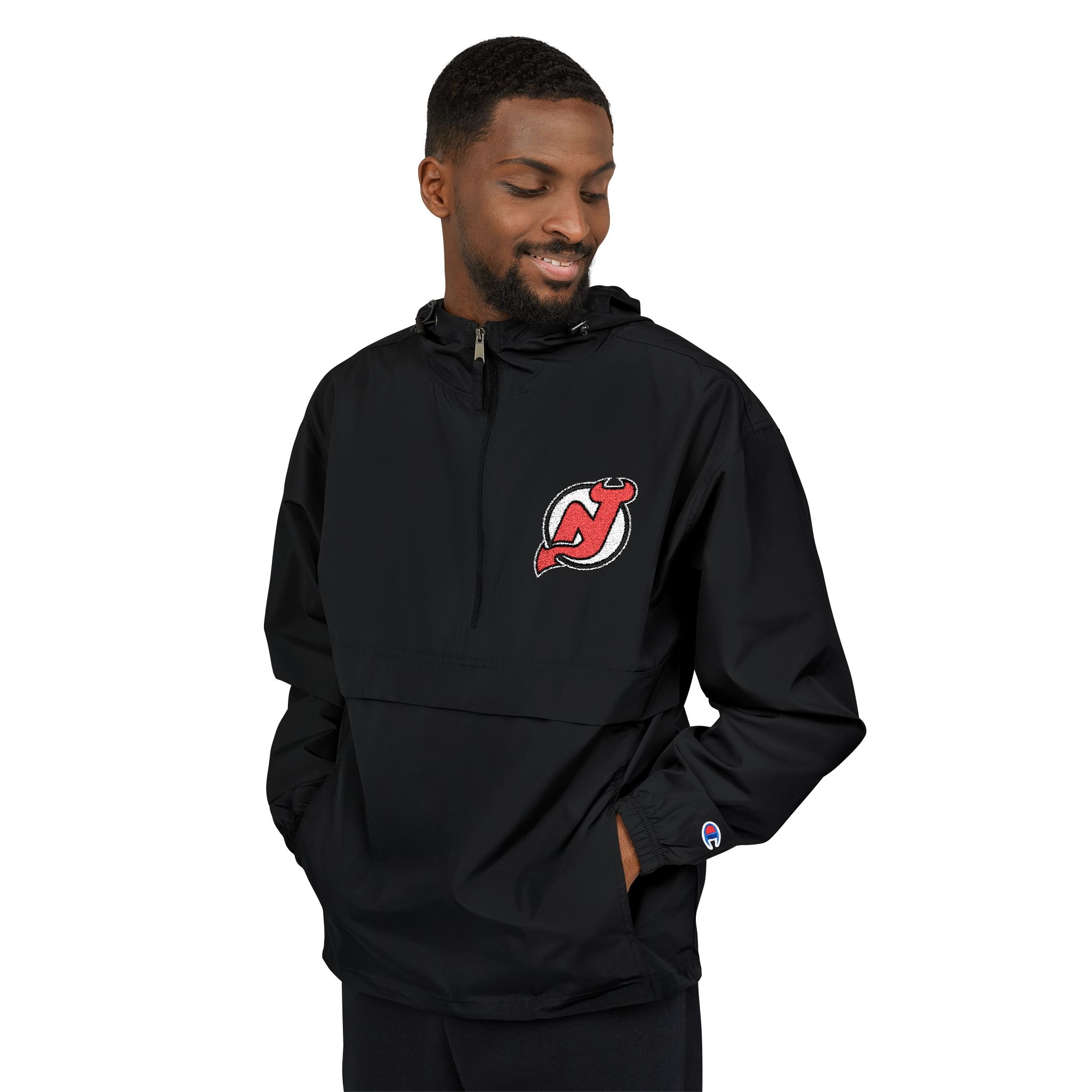 New Jersey Devils Champion Unisex Packable Anorak Jacket - Image 7