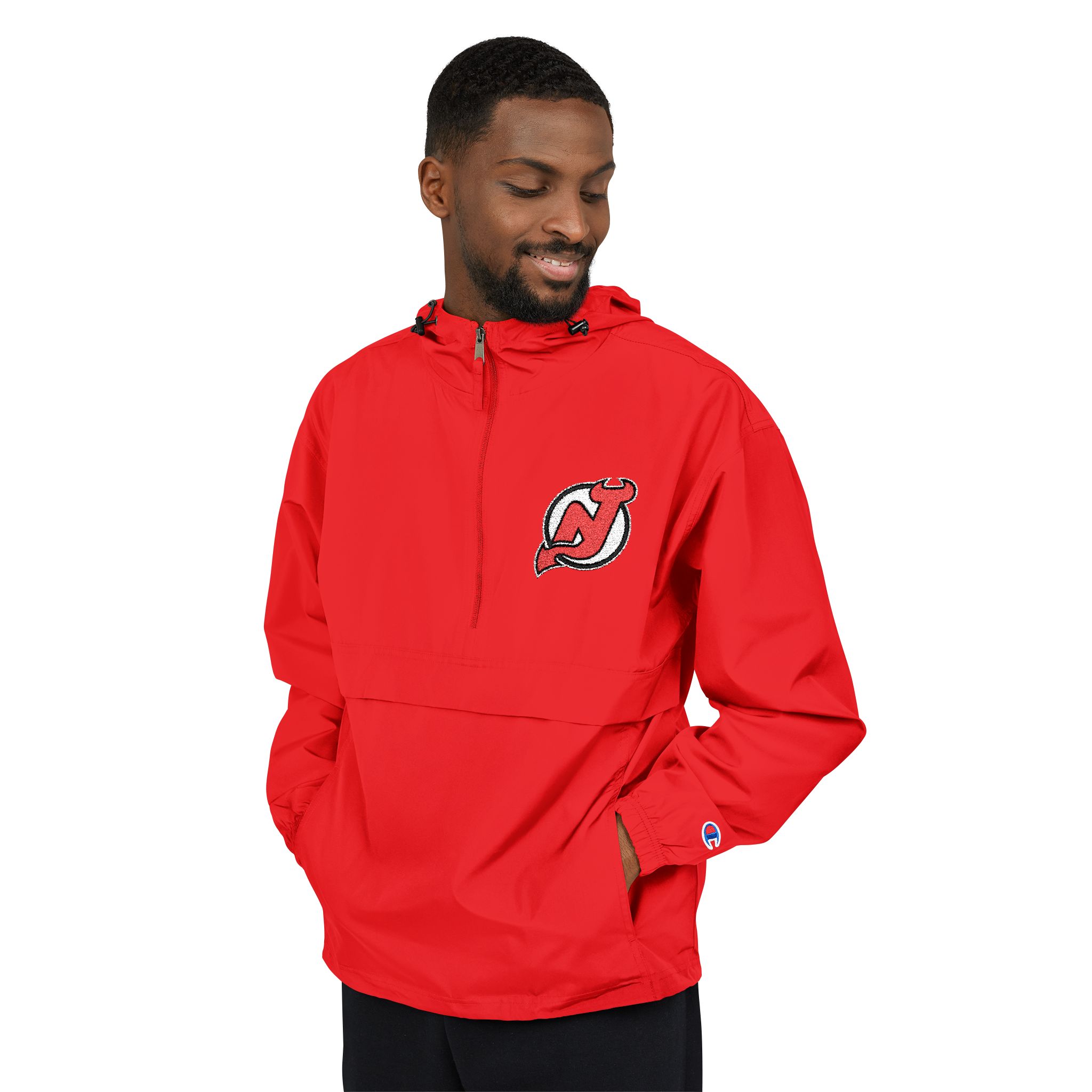 New Jersey Devils Champion Unisex Packable Anorak Jacket - Image 11