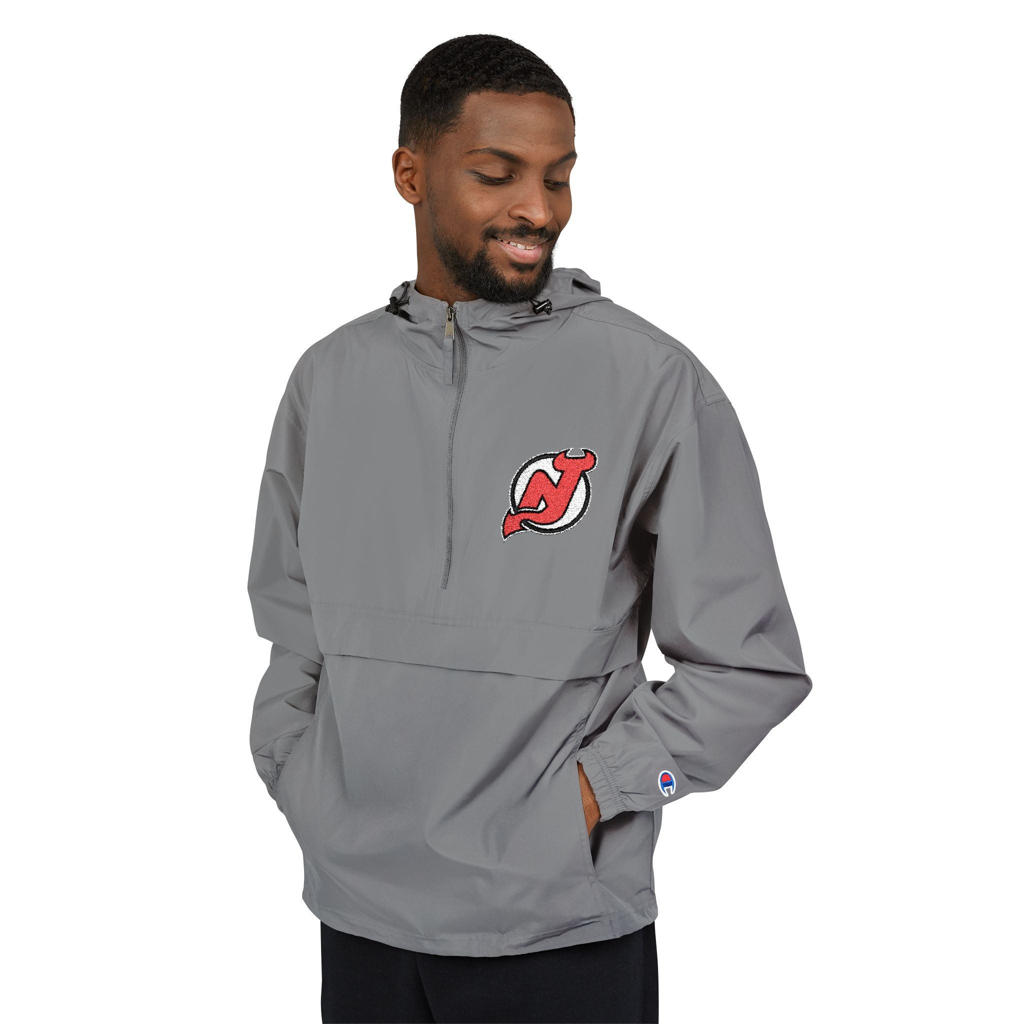 New Jersey Devils Champion Unisex Packable Anorak Jacket - Image 3