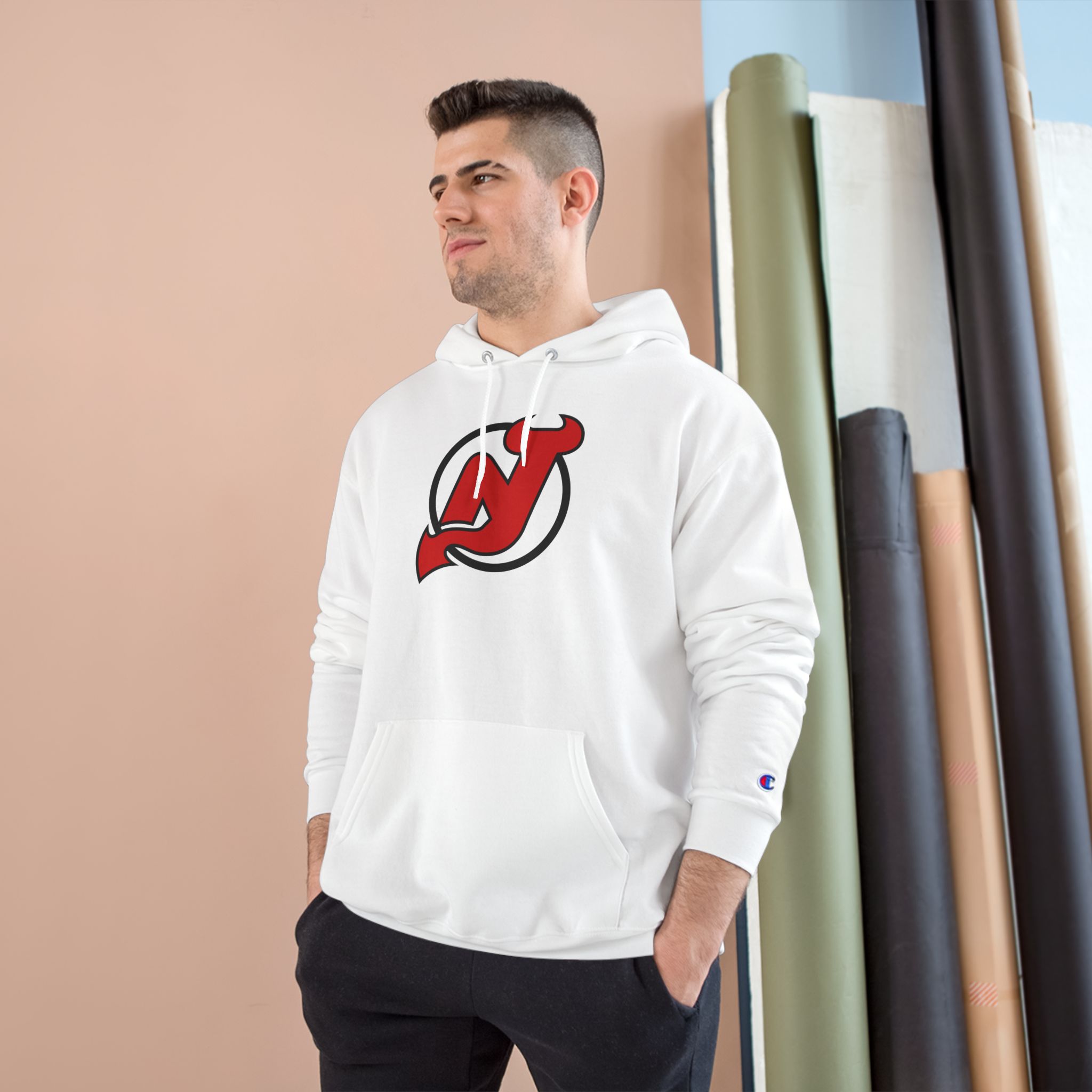New Jersey Devils Champion Hoodie - Image 3