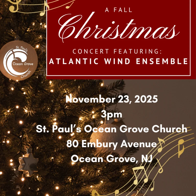 Atlantic Wind Ensemble Brings Holiday Spirit to St. Paul’s Ocean Grove Church