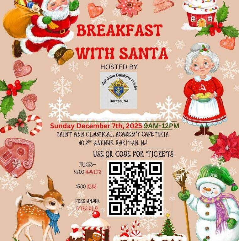 Celebrate the Season Having Breakfast with Santa Returns to Raritan