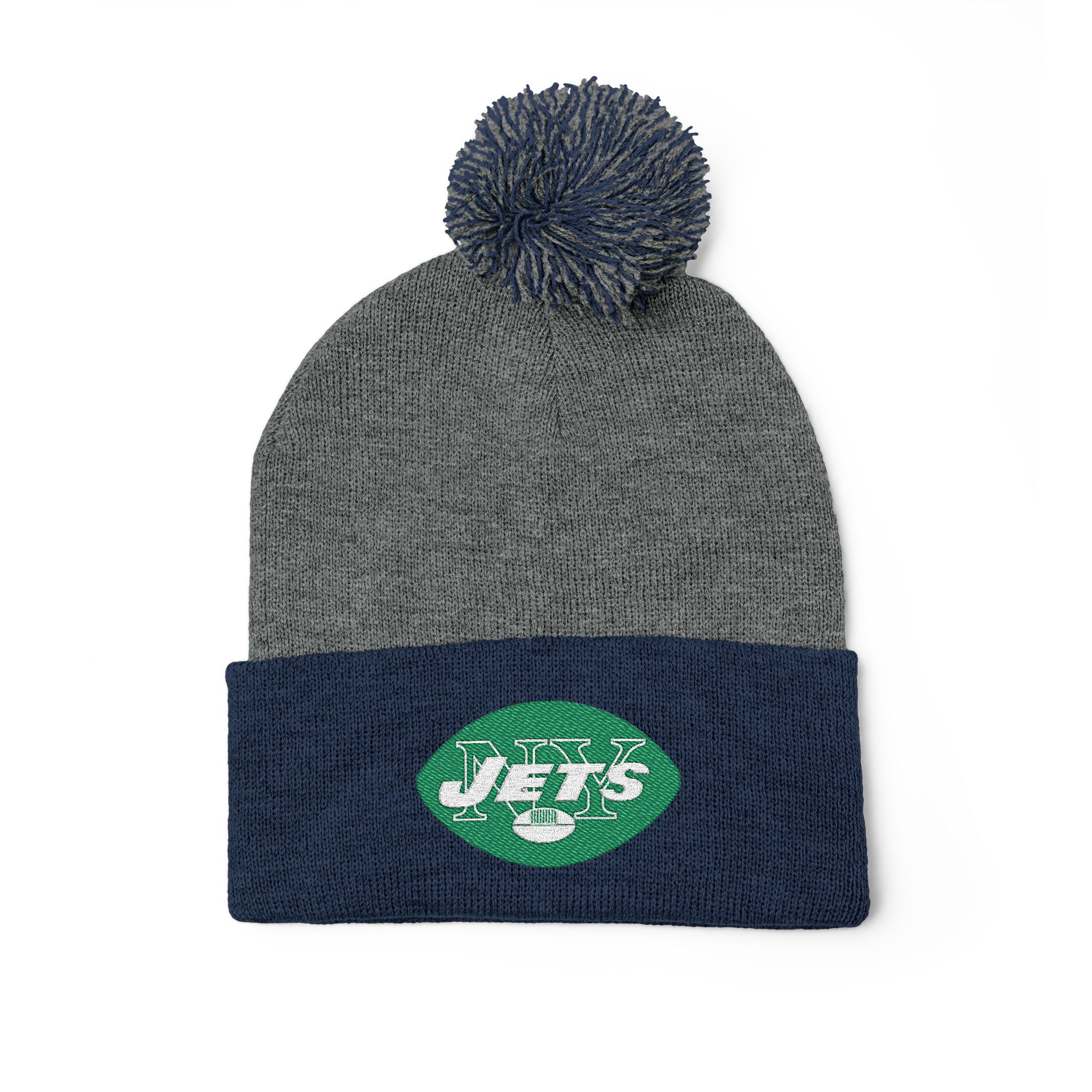 New York Jets Pom-Pom Knit Cap (Embroidery) - Image 7